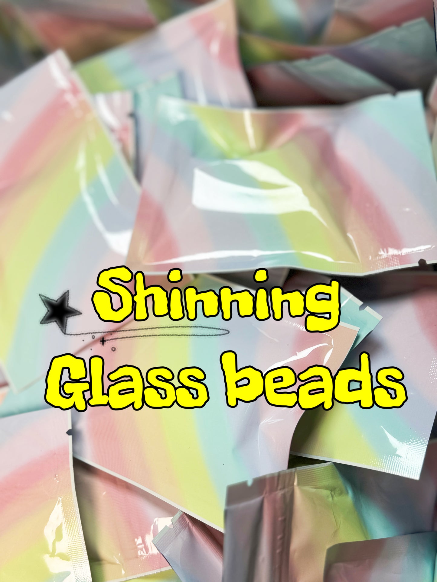 Shinning Glass Beads Lucky Bag--Open in live