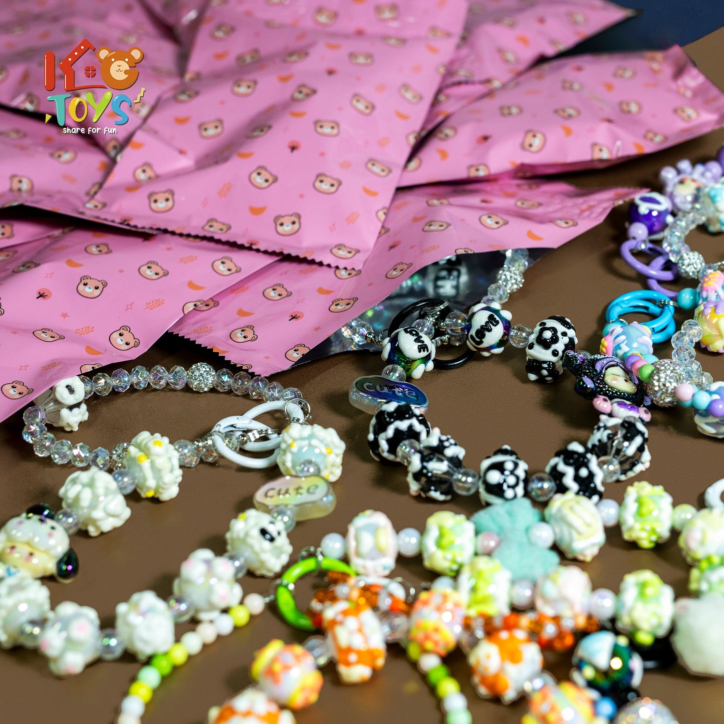 Acrylic Beads  Phone Chain Mystery Bag