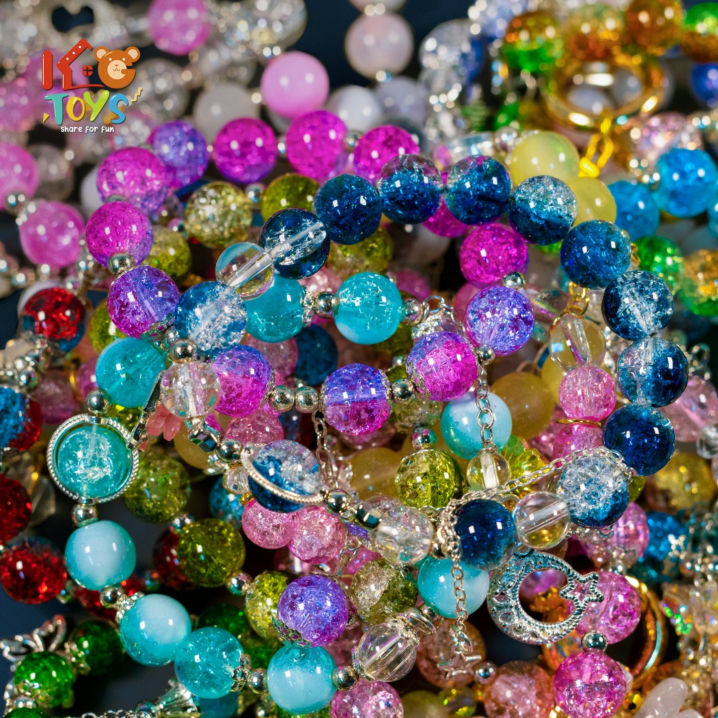 Shinning Glass Beads Chain Mystery Bag