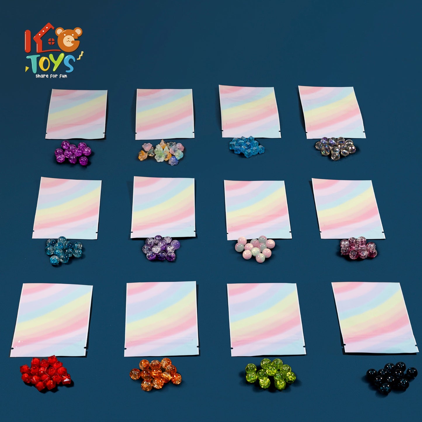 Shinning Glass Beads Mystery Bag